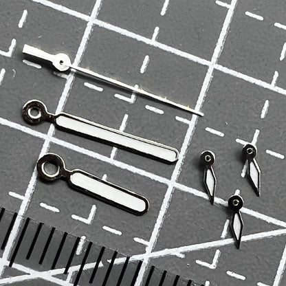 2 Sets Pack Grünes Leuchtzeiger Rund Spitz 11.5mm für VD53 VD54 VD57 Uhrwerk