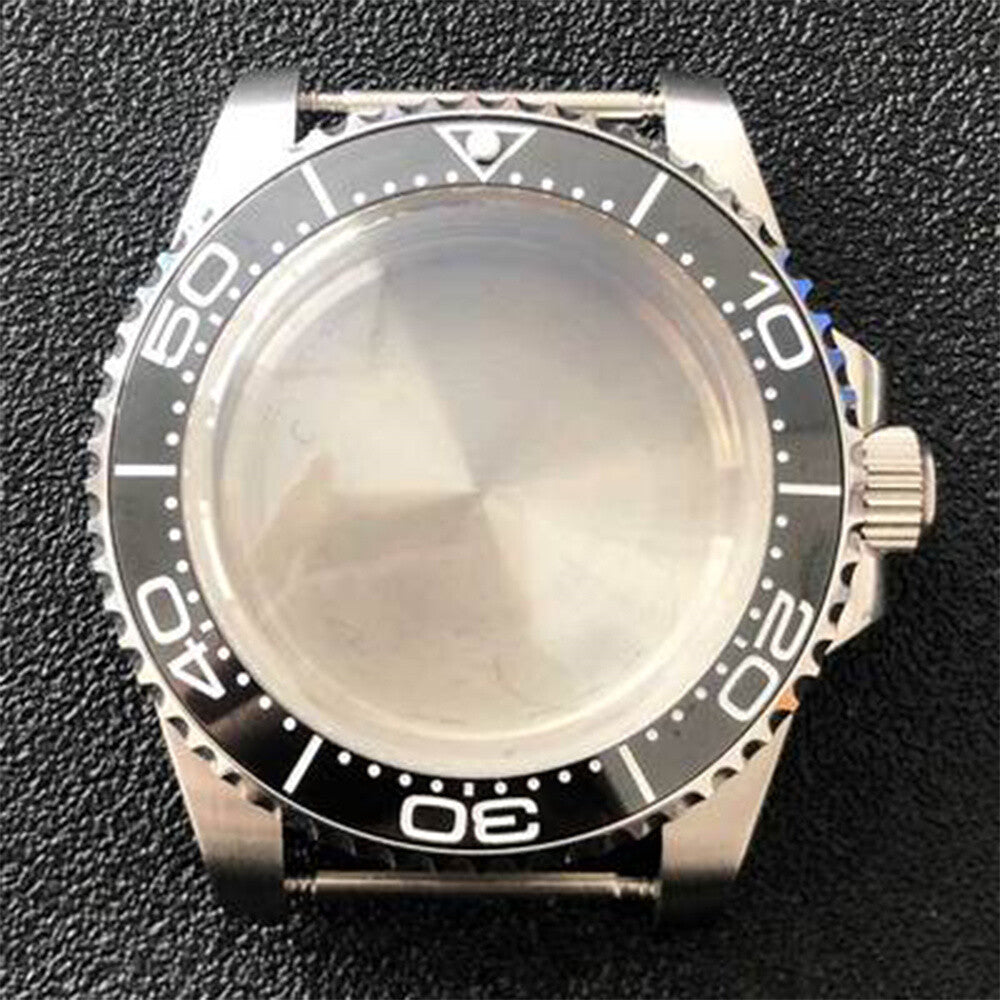 316L Edelstahl Uhrengehäuse SUB Convex Saphirglas 40mm Für NH35/NH36 