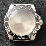 316L Stainless Steel Watch Case SUB Convex Sapphire Glass 40mm For NH35/NH36
