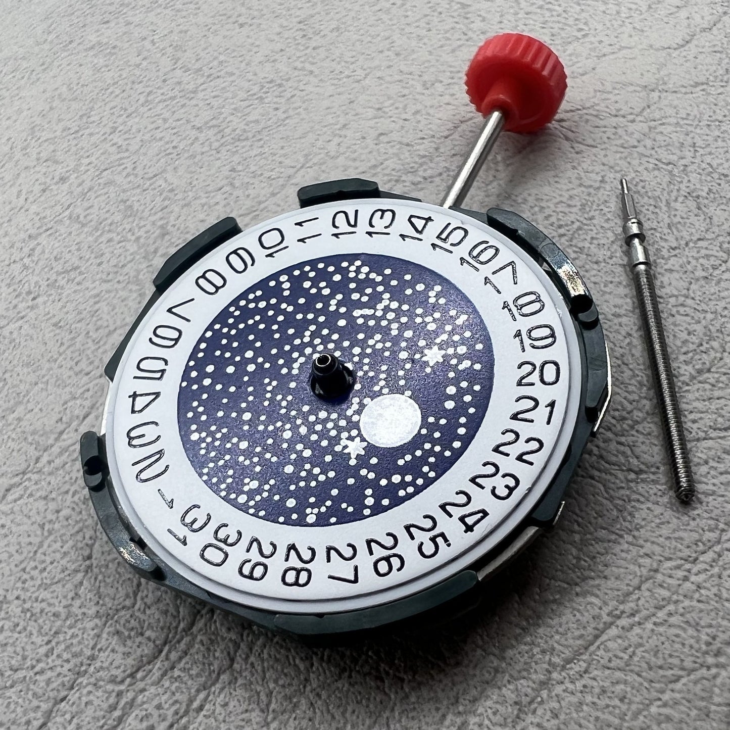 2 Stück Japan Miyota 2115 Quarzwerk Einzeldatum bei 3 Uhr