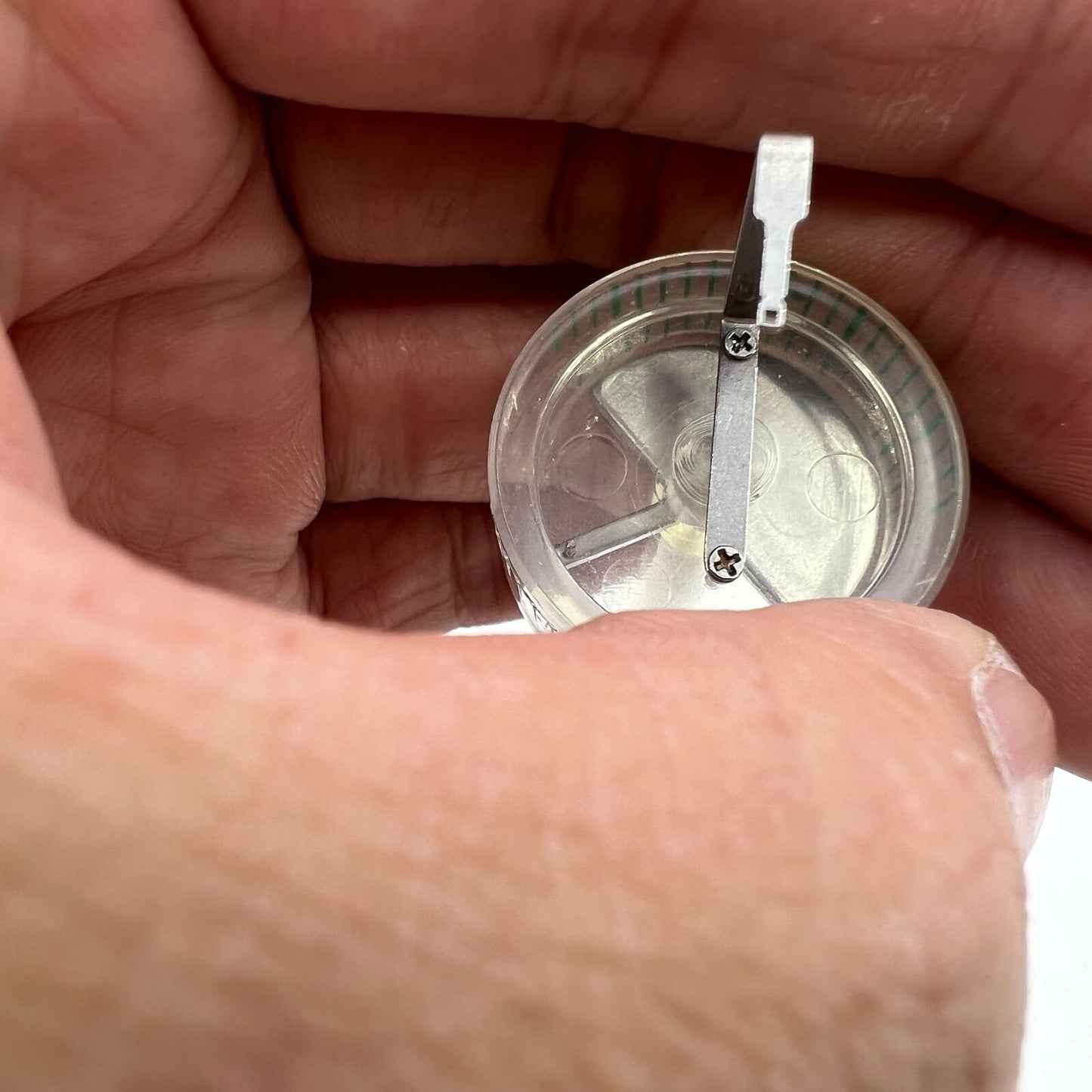 Horotec Micro Stella screw tool for Omega Co Axial watches, precise balance regulator adjustment.