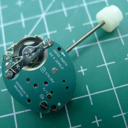 Swiss ETA 578.004 quartz movement 2 hands, 6 jewels, replacement for 578.002, precision watch accessory