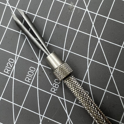 Swiss Bergeon 4072 pin vise 105mm for precise hairspring holding in watch repair tools.