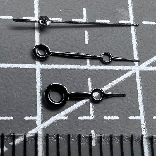 2er Set Schwarze Uhrenzeiger für Miyota 2035 Uhrwerk Pack