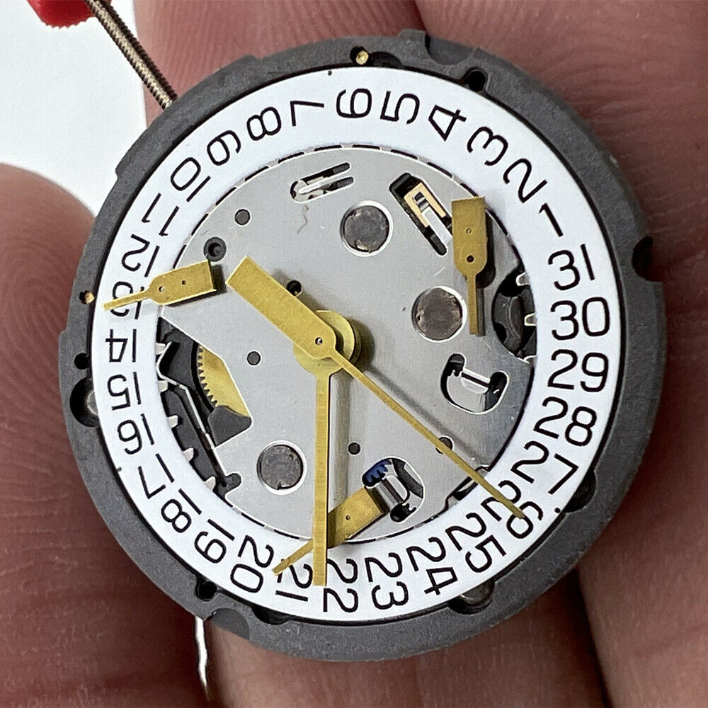 ETA G15.261 quartz watch with 3 hands, date display, and Swiss movement precision.
