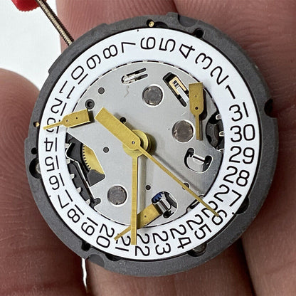 ETA G15.261 quartz watch with 3 hands, date display, and Swiss movement precision.