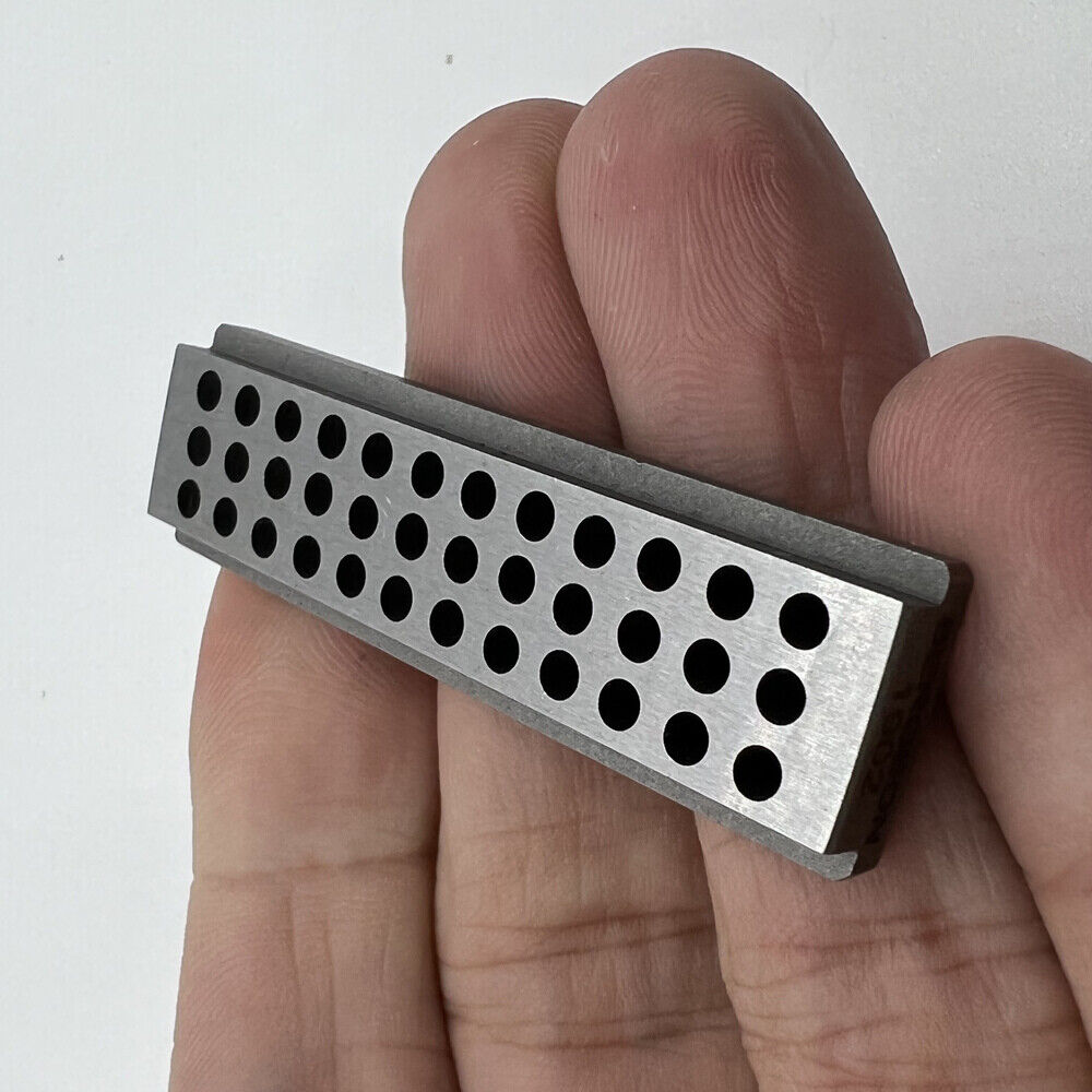 Bergeon 1902 steel staking block for precise watch riveting and repair accessories.