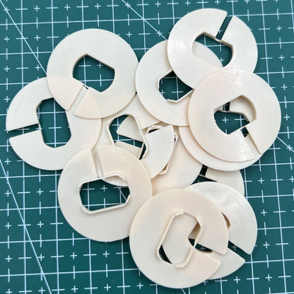#T-676-SIZE 3.75 12 STÜCK 2 Ligne Größen Uhrwerkgehäuse Abstandshalter Gehäuseringhalter