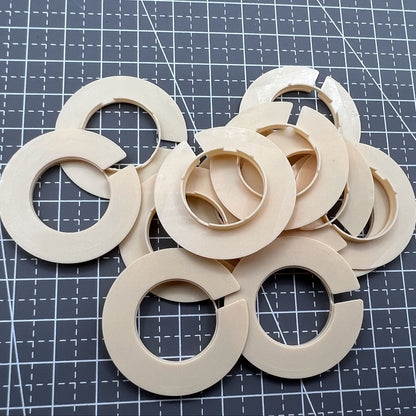 12 pièces 2 tailles de ligne entretoise de boîtier de mouvement support de bague de boîtier #T-676-TAILLE 8,75