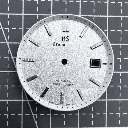 Modified Silver Datejust Watch Dial 33mm Without Lume for Movement NH35 NH36