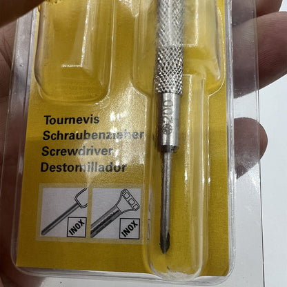 Bergeon 30081-C-200 ergonomic Phillips 2.00mm screwdriver for precise watch accessory repairs