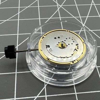 Swiss ETA F03.101 quartz watch movement with 2 hands, no date, precise timekeeping by Swiss ETA.