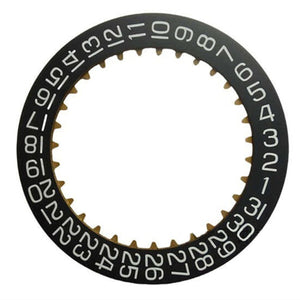 Black Date At 3 Date Disk Wheel Date Wheel Original for ETA7750 Movement