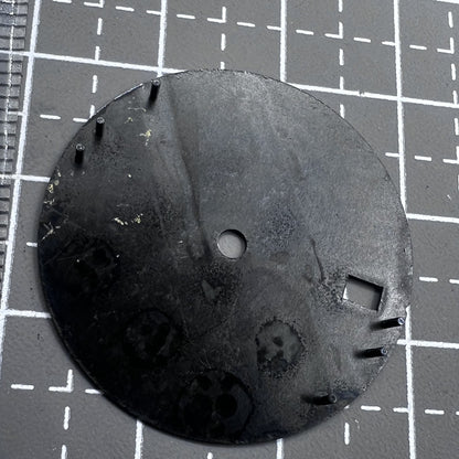 28 5mm Schwarzes Einzeiliges Kalender Zifferblatt Für NH35 NH36 Uhrwerk