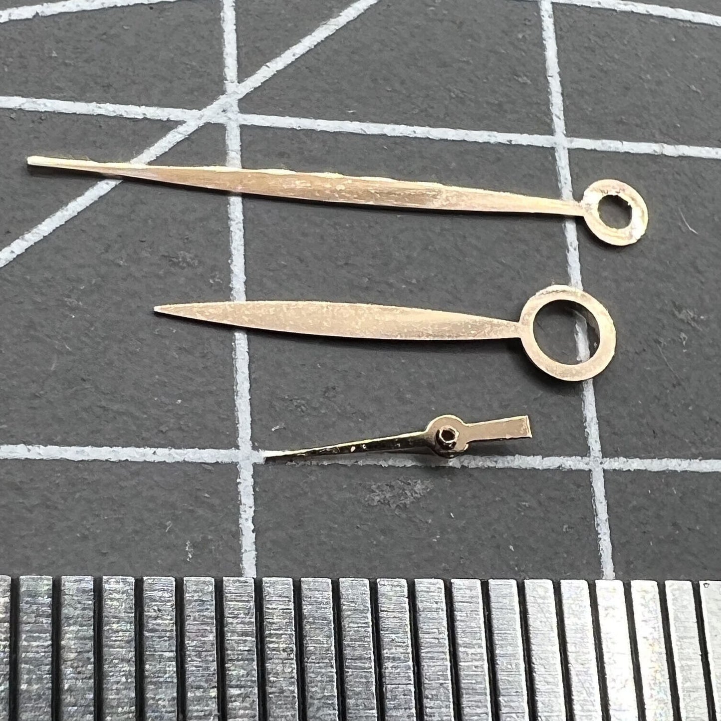 Luminox-style no lume watch hands for ST3600, ST3620, ETA6497, ETA6498 movements.