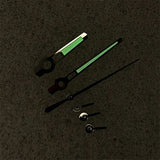 13mm Black Trim Green Luminous Watch Hands Set Fit for VK63 Movement Watch Part