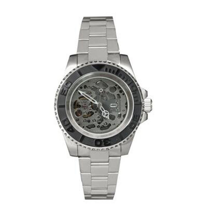 NH70 40mm Stainless Steel Watch Case Sapphire Glass Hollow Dial Luminous Hands