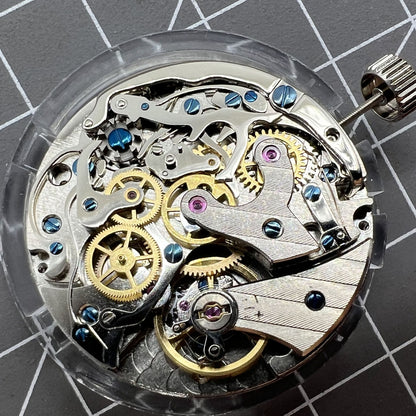 Tianjin Seagull ST19 automatic movement showcasing intricate gears and precise mechanical engineering for watches
