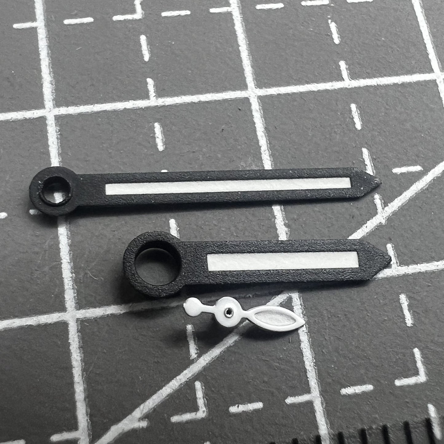 2 Packungen Schwarz Grünes Leuchtzeiger Set 14mm für ST3600 ST3620 ETA6497