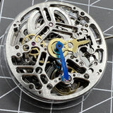 Asian HZ75DOA Silver Hollow Bare Balance Wheel Automatic Mechanical Movement