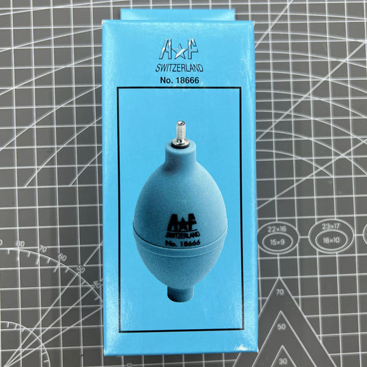 A*F 18666 AF Air Dust Pump Cleaner blowing dust from watch components for precise maintenance