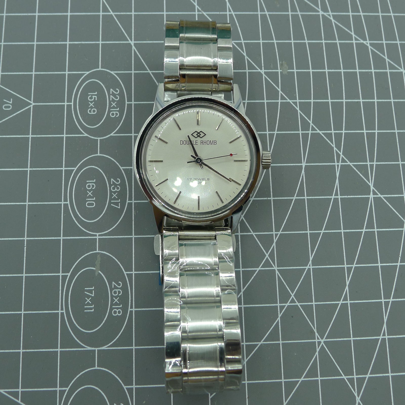 Beijing 36mm manual mechanical watch, silver case with nail indices, classic design for enthusiasts by Beijing