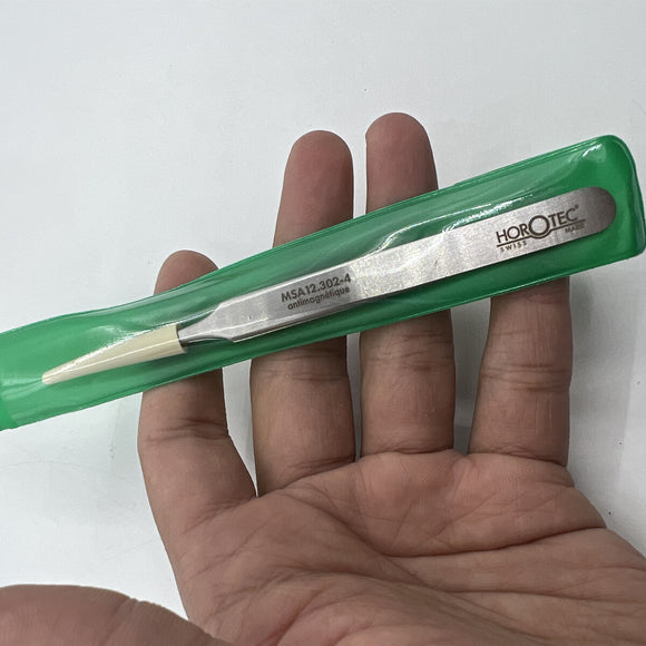 Horotec MSA12.302-4 100% Antimagnetic Steel Tweezer