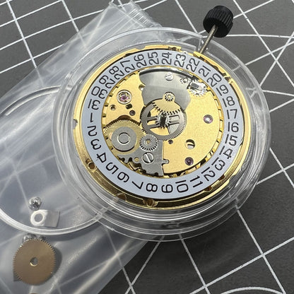 Golden PT5000 automatic watch movement by ETA, ETA2824/SW200 replacement for precise mechanical timekeeping.