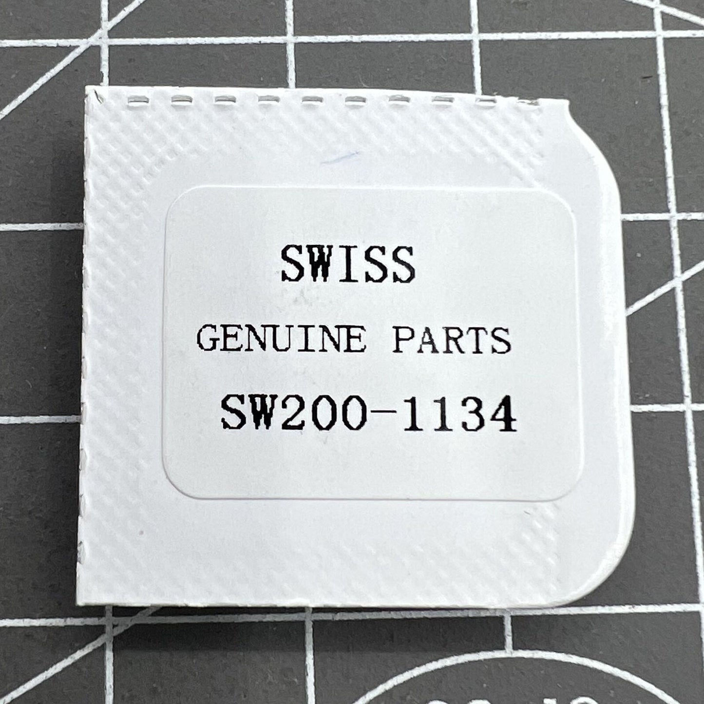 Silver automatic wheel bridge splint for SW200 by Generic Fit, durable watch movement component.