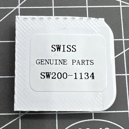 Silver automatic wheel bridge splint for SW200 by Generic Fit, durable watch movement component.