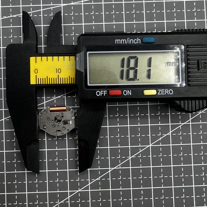 2 Stück Miyota 2033 Quarz Uhrwerk mit hohem Pinion H5 und Uhrenwelle