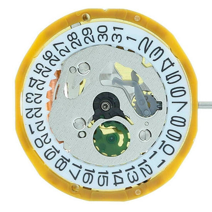 Miyota 9T13 Japan Quartz Movement Date at 6