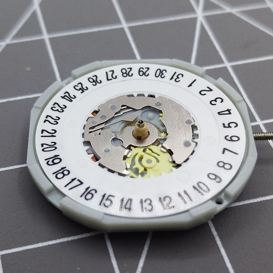 Quartz Movement Sunon PE28 3 Hands Date at 6 Movement
