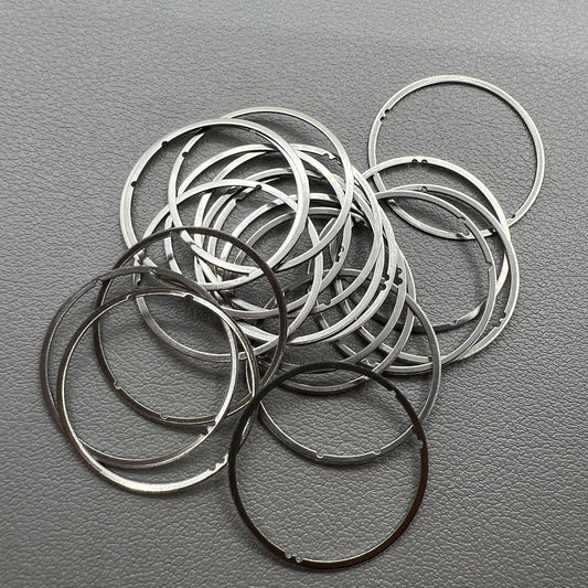 Set of 3 generic spacer rings for Miyota 8200 8205 8215 watch movements, enhancing calendar function fit.