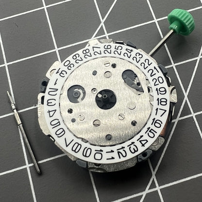 Japan-made Miyota FS00 quartz watch repair part, compatible with F500 models, precise movement component.