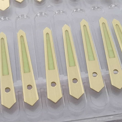 C3 green luminous watch hands set for SKX/SBBN with NH35A/NH36A movement, durable and precise.