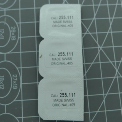 Watch winding stem for ETA 255.112 and 255.441 movements, compatible generic replacement part.