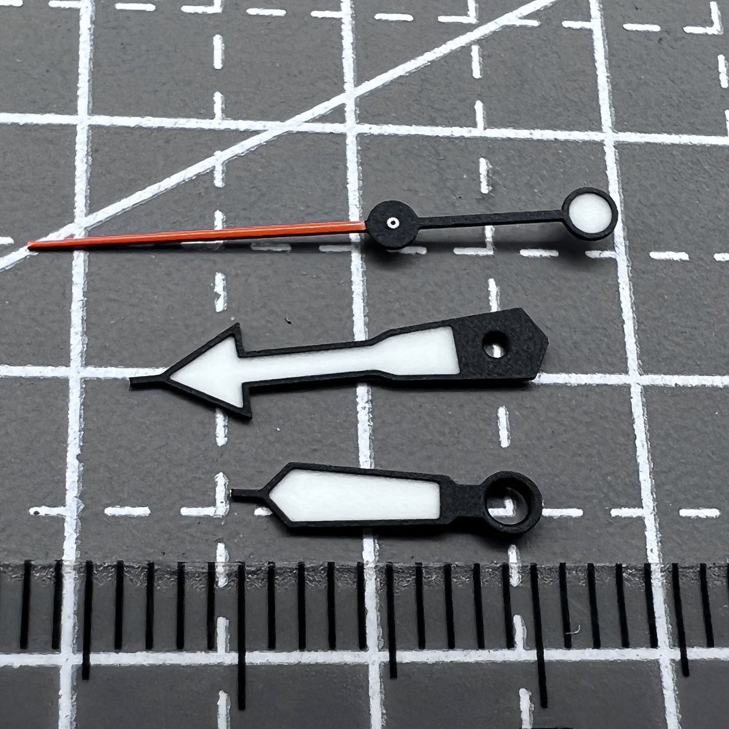 BGW-9 C3 Vintage Uhrzeiger Set mit Blaulicht für NH34 NH35 NH36 NH38 NH39 NH70