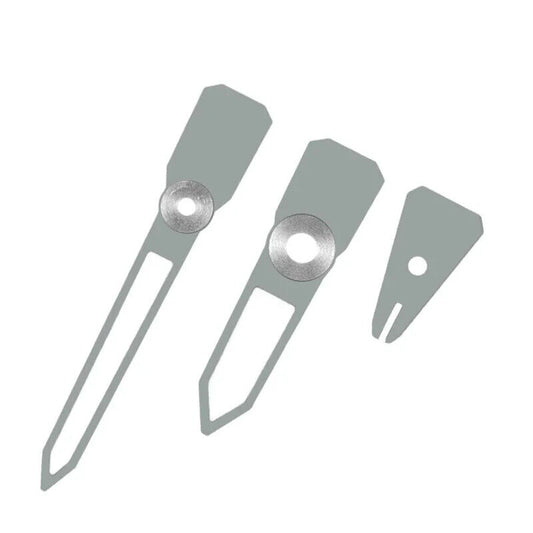 C3 Luminous grey enamel painted watch hands for Casioak GA2100 GAB2110 with high visibility design