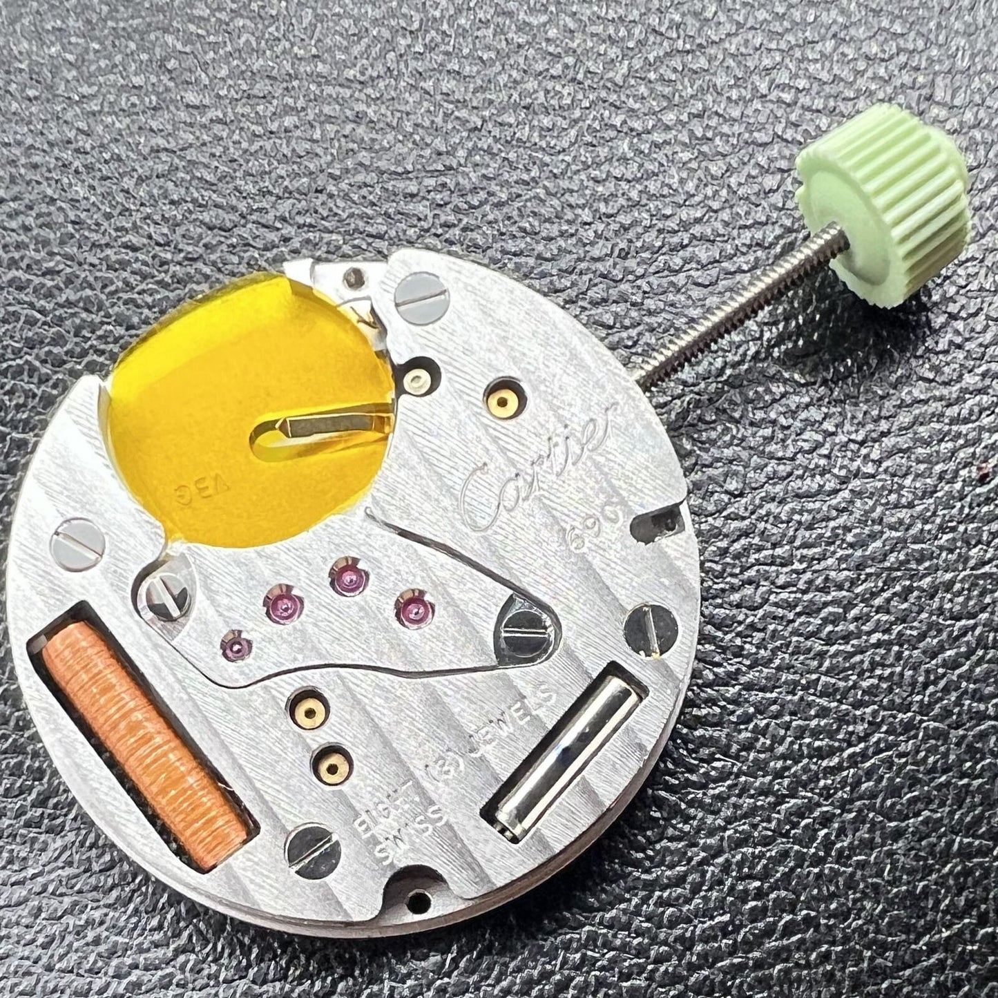 Cartier CTR-690 Swiss Made quartz watch featuring 2-hand display and timeless classic design.