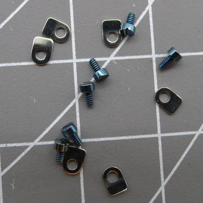 Casing clamp with screws for Seagull ST3600 ETA6497 watch movement, durable replacement part.