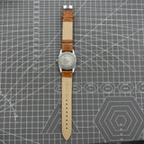 38mm TAIHANG Manual Mechanical Watch Golden Nail Silver Dial Round Case 17 Jews