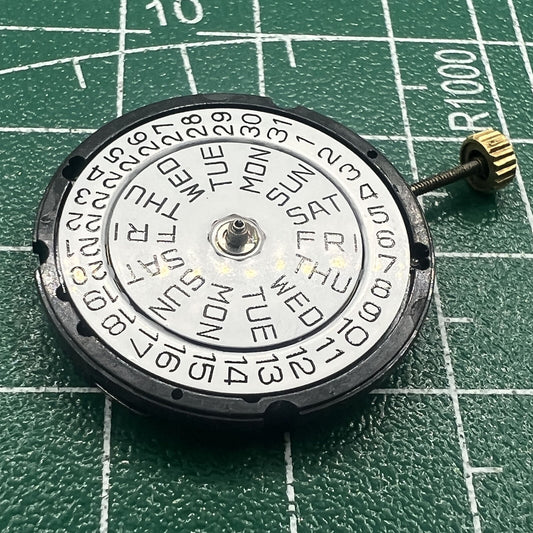 Wholesale ISA 307 quartz watch movement with date display at 3 o'clock, original brand new quality.