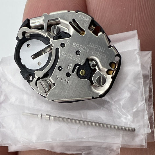 1. Hattori Epson Y121 quartz watch movement for precise timekeeping in watches.  