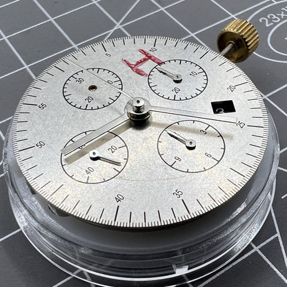 Black Dandong watch accessory with automatic mechanical movement and small second dial at 9 o'clock, precision design.