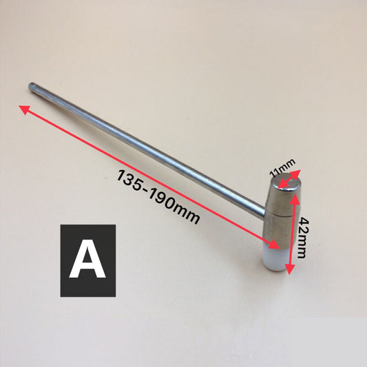 Outil de réparation de maillons de bracelet de montre, marteau en acier, avec différentes têtes