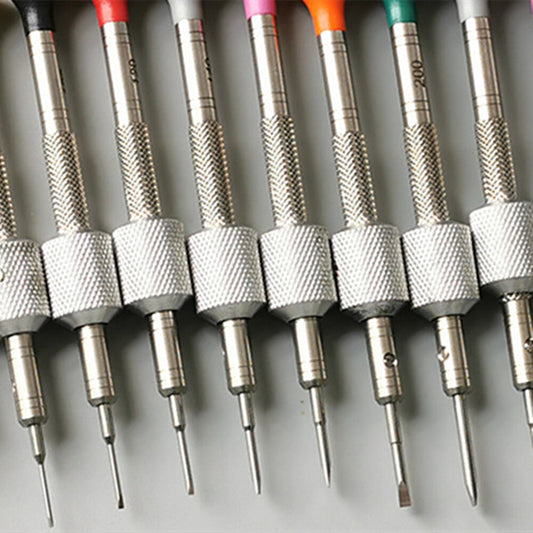 China Made Individual Drum Barrel Watch Slotted Screwdriver 0.6mm~2.0mm Repair