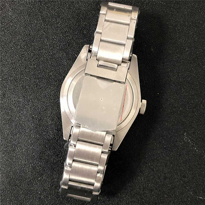 Boîtier de montre 10 types + bague en aluminium + bracelet 41 mm en verre saphir/minéral pour NH35/NH36 