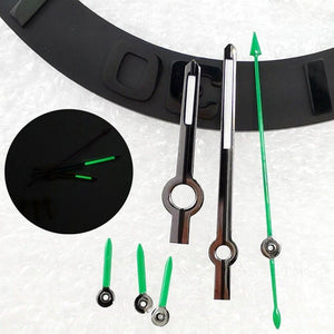 Grey Trim White Painted Watch Hands Green Lume for Japan Made VK63 Movement