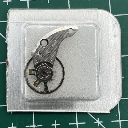 Complete balance wheel with splint for Miyota NH35 NH36 watch movement, essential for accurate timekeeping.